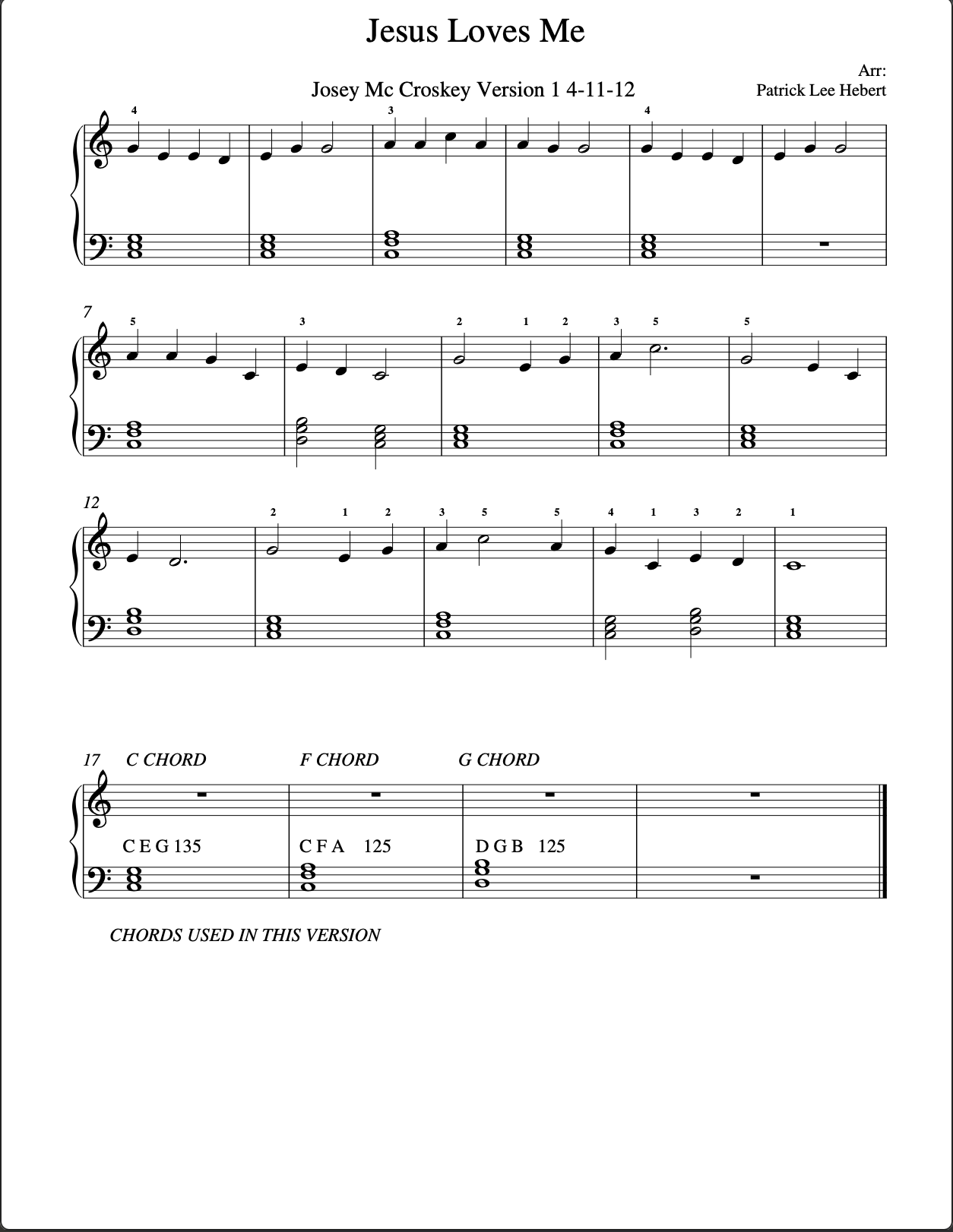 Preview of Jesus Loves Me