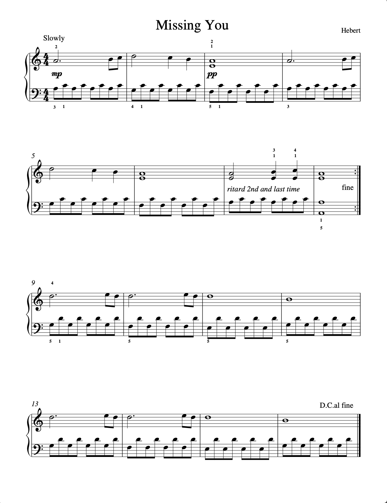 Preview of Missing You