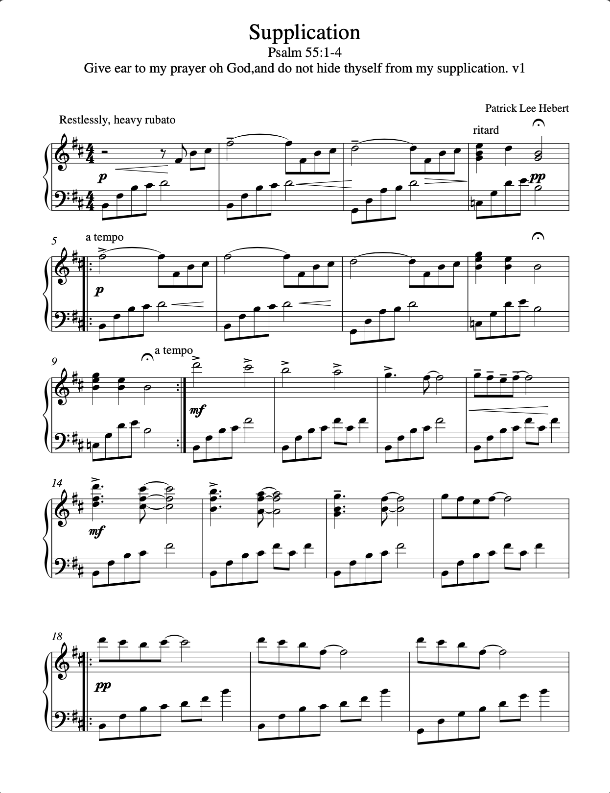 Preview of Supplication